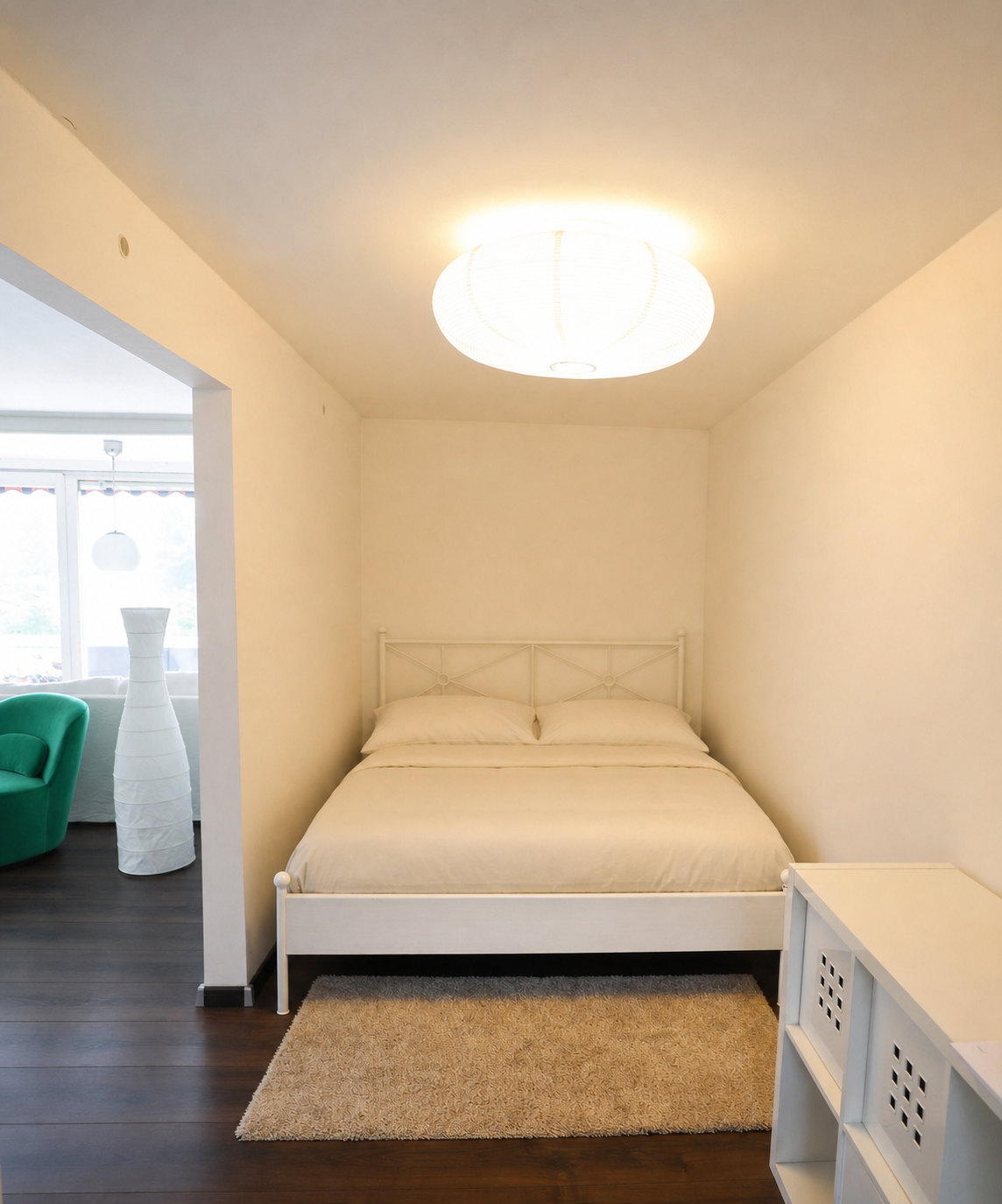Schlafzimmer im Gästehaus am Krüpelsee